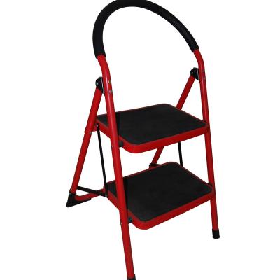 China Modern 2 Steps Folding Steel Step Ladder With Household With Anti-Slip for sale