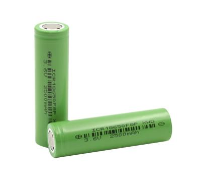 China Toys 3.6V 2500mah long life storage lithium battery pack 18650 Li ion battery cell for energy storage for sale