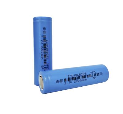 China Customized rechargeable toys logo Li-ion 3.7v 4.2v 18650 lithium battery 2200mAh good quality lithium battery pack for sale