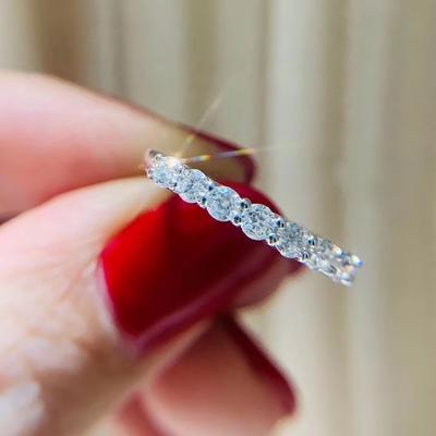 China Good Romantic Factory Sale Real Quality 18K Gold Natural Diamond Engagement Ring for sale