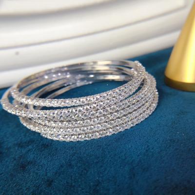 China Wholesale 18K Romantic Gold Diamond Bracelet For Women Real Diamond Link Bracelet for sale