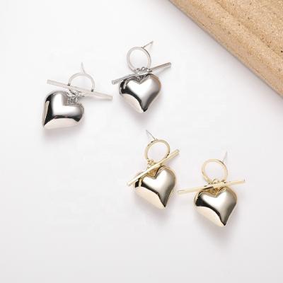 China New Design Fashion Woman 925 Heart Shaped Custom Silver Heart Shaped Silver Gold Plated Jewelry Party Gift for sale