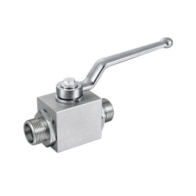 China Equipment Manufacturing Good Quality HONGGE KHB-35LR Series Ball Valve External Two Way Carbon Stainless Steel Ring Tube Fitting for sale