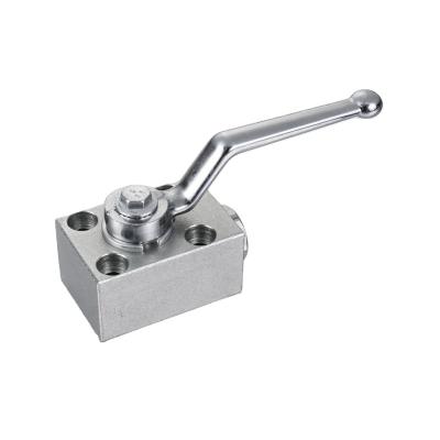 China Equipment factory direct DN4-DN50 3 way ball valve stainless steel manufacturing various mounting hydraulic valve for sale