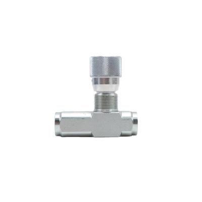 China Flow Control Valve HONGGE Limited Time Special Offer Stainless Steel Flanged Vertical Needle Valve for sale