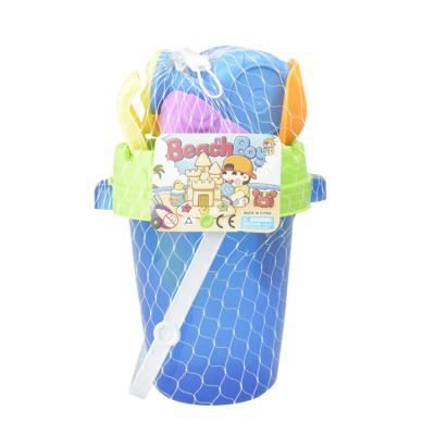 China Good Kids Funny Toy 2021 High Quality Plastic 9pcs Water Beach Sand Bucket And Shovel Sets Beach Toy for sale