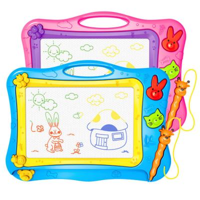 China Plastic Kids Toy Factory Educational Writing Painting Board Set Erasable Color Magnetic Drawing Board for sale