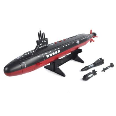 China 2021 Simulated Nuclear Submarine Plastic Military Nautical Model Healthy Submersible Toy With Battery 76x45.5x58.5cm for sale