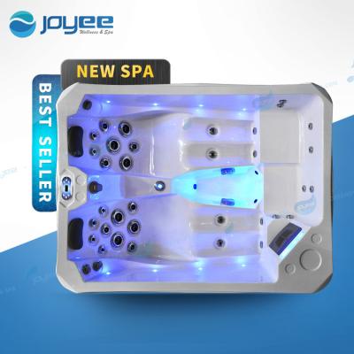 China JOYEE Computer Control Cheap Price Garden Balcony 2 4 Person Water Body Massage Spa Whirlpool Small Hottub Outdoor Spa for sale