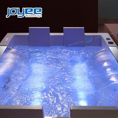 China JOYEE Computer Control Deep Soaking Drop In Massage Bathtub Home Whirlpool With Jakuzi Function 2 Person Hydrotherapy Tubs For Sale for sale