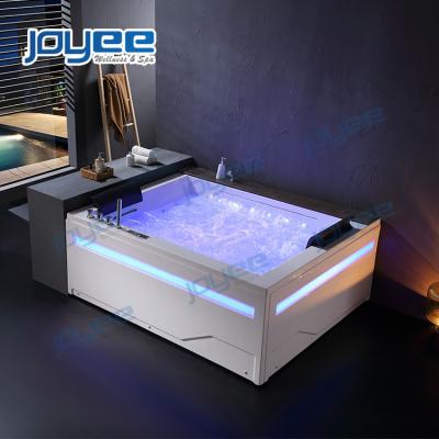 China JOYEE 2 Person Massage Double Side Indoor Hydraulic Bathtub (Left Skirt) with Whirlwanne 82 Couple Whirlpool Jets Acrylic Bathtub for sale