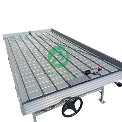 China Stable Structure Easily Assembled Hydroponics Rolling Benches Flood Tables Ebb Flow Tray for sale