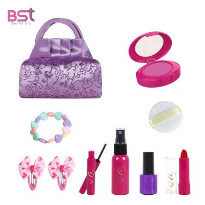 China Eco-Friendly Non-Toxic Princess Purse Style Set Pretend Play Purse Games Makeup Toy and Fashion Accessories for sale