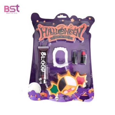 China BSI Factory Eco-Friendly Non-Toxic Party Toys Non-Toxic DIY Kids Face Makeup Pretend Play Toys For Halloween Makeup Palette for sale