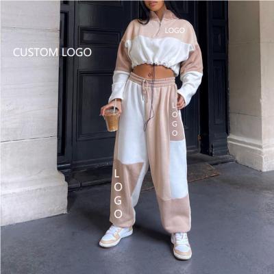 China Women's two-piece two-piece clothing elastic women's autumn anti-pilling anti-pilling pants 2022 winter newcomers women's set turtle neck set patchwork workout for sale