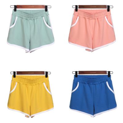 China Hot Wholesale Anti-Wrinkle Women's Cotton Fitted Casual Pants Stretches Home Sports Shorts for sale