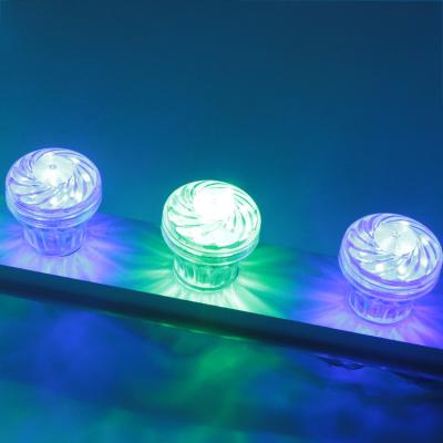 China Auto Programmable Theme Park Pixel RGB Cabochon Led Carnival Amusement Park Light Led Lamp for sale