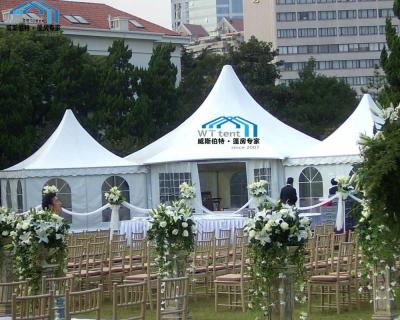 China Custom Fire Resistance 6x6m Outdoor Marquee Gazebo Canopy Trade Show Tent Easy Instant Tent for sale