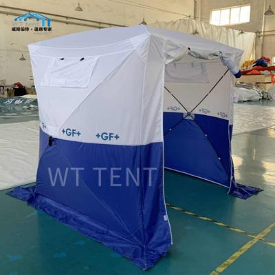 China 210D Oxford Cloth PU Coated Hot Sale 1-2 People Camping Tent Fishing Working Tent for sale