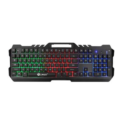 China Anti-ghosting LEME K21104keys RGB Backlit Mechanical Keyboard with Grip Computer Gaming Teclado OEM for sale