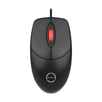 China 3D LEME M16 1800dpi Office Business Mouse ABS Wire Computer Silent Computer Mice for sale