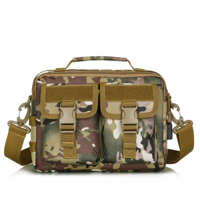 China Wholesale Waterproof Men's Cross - Body Increasing USB Army Messenger Briefcase Bags Computer Molle Tactical Laptop Bag Military Briefcase for sale