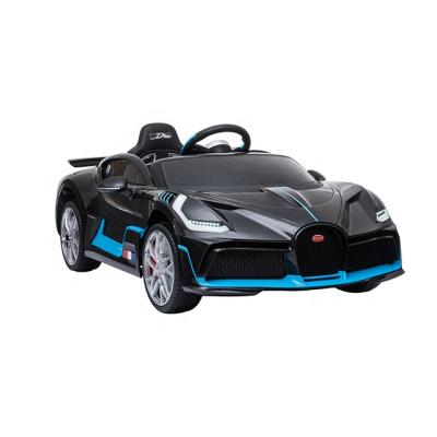 China Multifunctional Steering Wheel With Music Effects Licensed Bugatti Divo Ride On Electric Car Kids Car Battery Operated Child Car With Remote Control for sale