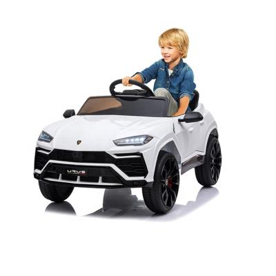 China Multifunctional steering wheel with music effects authorized lamborghini ride on 2v kids electric car ride on car toys cars for kids to drive for sale