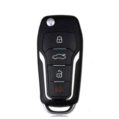 China Plastic +Metal Xhorse XEFO01EN Super Remote Key For Ford Flip 4 Buttons Super Chip English Version for sale