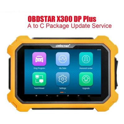 China OBDSTAR X300 DP Plus A Pack to C Pack Update Service Update Service for sale