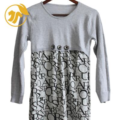 China High Grade Second Hand Clothes Used Clothes Factory Sweater Used Lady Long Sweater High Quality for sale