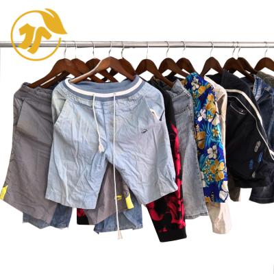 China Multi-colored high quality pants wholesale brand used clothing UCLOTHES factory of adult cargo short pants for sale