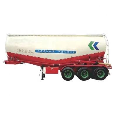 China Factory price 3 axles 33cbm bulk cement tank /truck powder tank semi trailer truck for sale