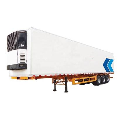 China Long Distance Transport 40MT Refrigerator Semi-Trailer Truck Capacity, Refrigerator Cool Trailer And Van Trailer for sale