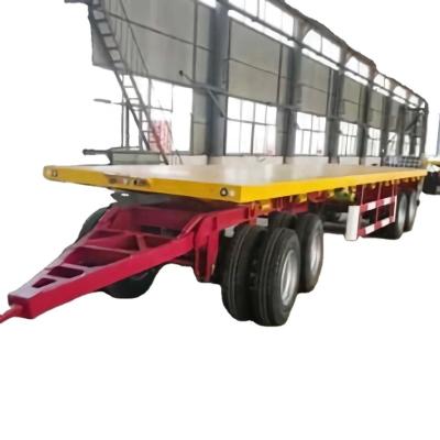 China High Quality Truck Trailer Tipper / Dump Full Welded Heavy Duty Tandem Bar Tractor Galvanized Full Suction Traile Trailer for sale