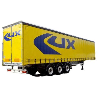 China Truck Trailer Best Price 3 Axle 40/50/60 Ton 40Ft/45Ft/48Ft Side Curtain Sliding Semi Truck Trailer for sale