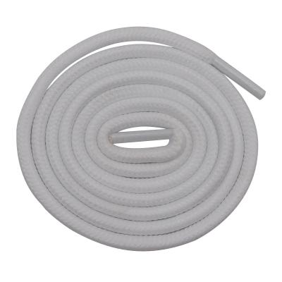 China Good Quality Round White Round Laces 4mm Width With High Quality Polyester Laces Around Laces for sale