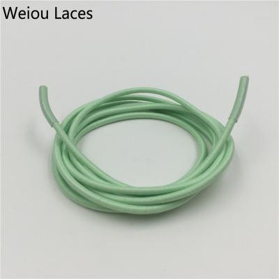 China Weiou Hot Selling Round Laces Of Elastic Band Lace High Quality Polyester Round Elastic Laces for sale