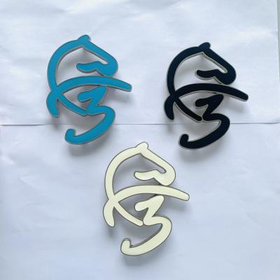 China Wholesale New Design Hot Selling UAE Car Cut Various Color F-3 Metal Car Badges for sale