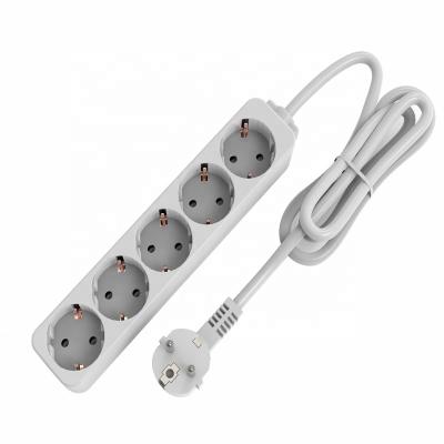 China Universal Outlet 1.8M Extension Cord Charger 3-6 Way Residential/Multi-Purpose Trend 5 Feet EU Wall Plug Power Outlet Outlet Strip Outdoor Eu for sale