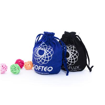 China Organic Gift Wrapping Cotton Fabric Muslin Drawstring Tea Gift Packing Bag With Round Bottom for sale