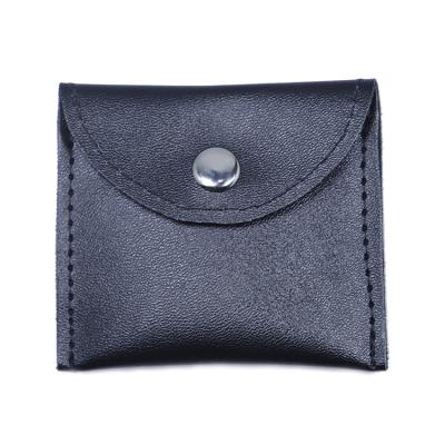 China Eco-Friendly Snap Design Custom PU Leather Coin Pouch Closure With Button for sale