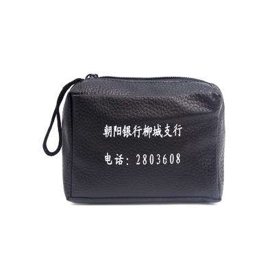 China Custom Waterproof Stamp Storage Bank Printing Tools Storage Zipper PU Camera Cosmetic Bag for sale