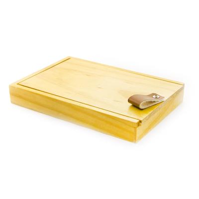 China Recyclable Custom Logo Small Unfinished Wholesale Wooden Boxes With Sliding Lid for sale