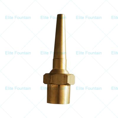 China Modern Brass Hexagon Vertical Jet, Hexagon Spout Head for Vertical Jet Fountain for sale