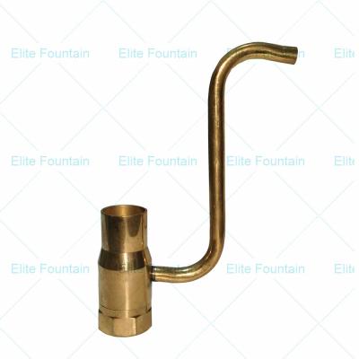 China Modern Chrome Plated Brass Spring Bubbling Spout, Fountain Bubble Spout, Bubble Waterfall Spray For Garden Bubble Fountain for sale