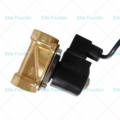 China General 2 Way 2 Position Directly Operated Brass Type Normally Closed Solenoid Valve For Water Fountain AC220V for sale