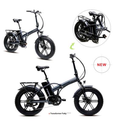 China Aluminum Alloy Most Popular 7 Speed ​​E-Bike Folding 20 Fat Ebike for sale