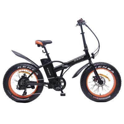 China OEM Aluminum Alloy 20 Inch Fat Tire 48V 10.4Ah 500W Electric Mountain Folding Bicycles for sale