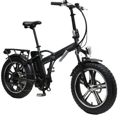 China Aluminum Alloy Popular 20 Inch Big Fat Tire Electric Bike Folding Electric Bike Kit for sale